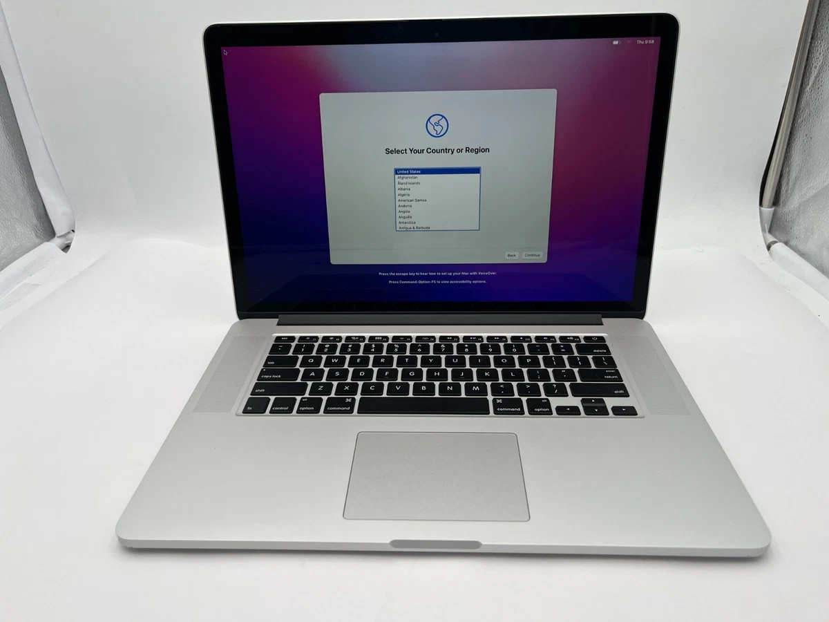 Las mejores ofertas en Portátiles Apple MacBook Pro 2015 de 15,4