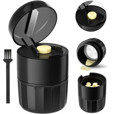    3in1 Pill Crusher Pills Grinder, Pill Crushers Fine Powder with Stainless S...