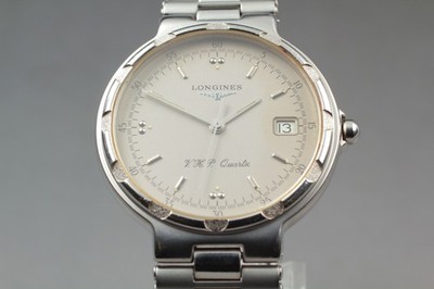[N NEUWERTIG] Longines Conquest VHP 4976 silbernes Zifferblatt 33 mm Männer Q...