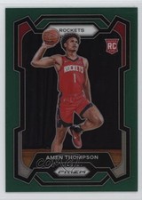2023-24 Panini Prizm Green Prizm Amen Thompson #150 Rookie RC