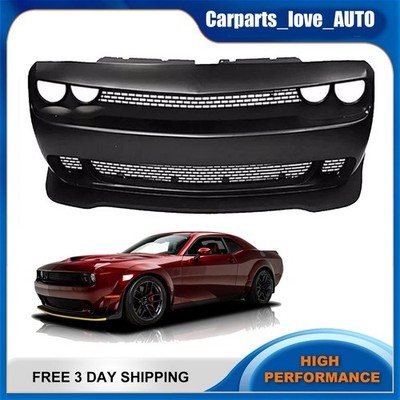 Fit For 2015-2023 Dodge Challenger SRT Hellcat Style Full Body Front Bumper Kit