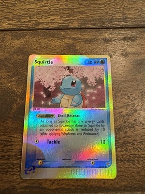 Nintendo Pokemon Squirtle 46/95 EX FireRed & LeafGreen Reverse Holo 50 HP