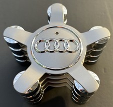 🟢 4x Original Audi Felgendeckel / Nabendeckel / Felgenkappen 134mm 🟢