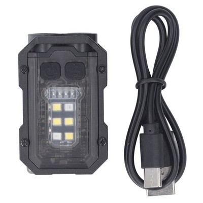 Keychain Flashlight LED Intelligent Power Display 750mAh 8 Gears With Magnet SET