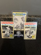 1981 Topps Mantle Aaron Pie Traynor Mickey Cochrane HOF Legends Lot