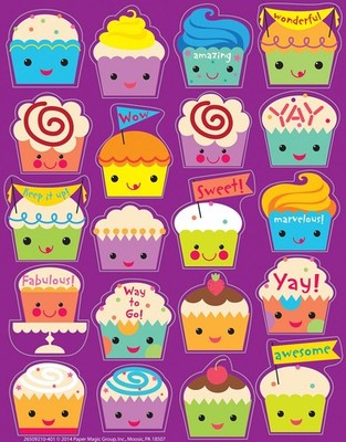 Scented Stickers for Teachers - 80 Pack Classroom Supplies