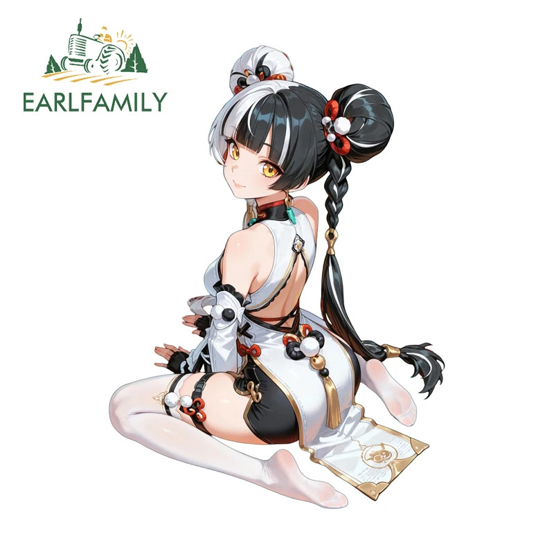 EARLFAMILY 5.1'' Zenless Zone Zero Dialyn Cats Motorcycle Car Stickers Decal thumbnail 3