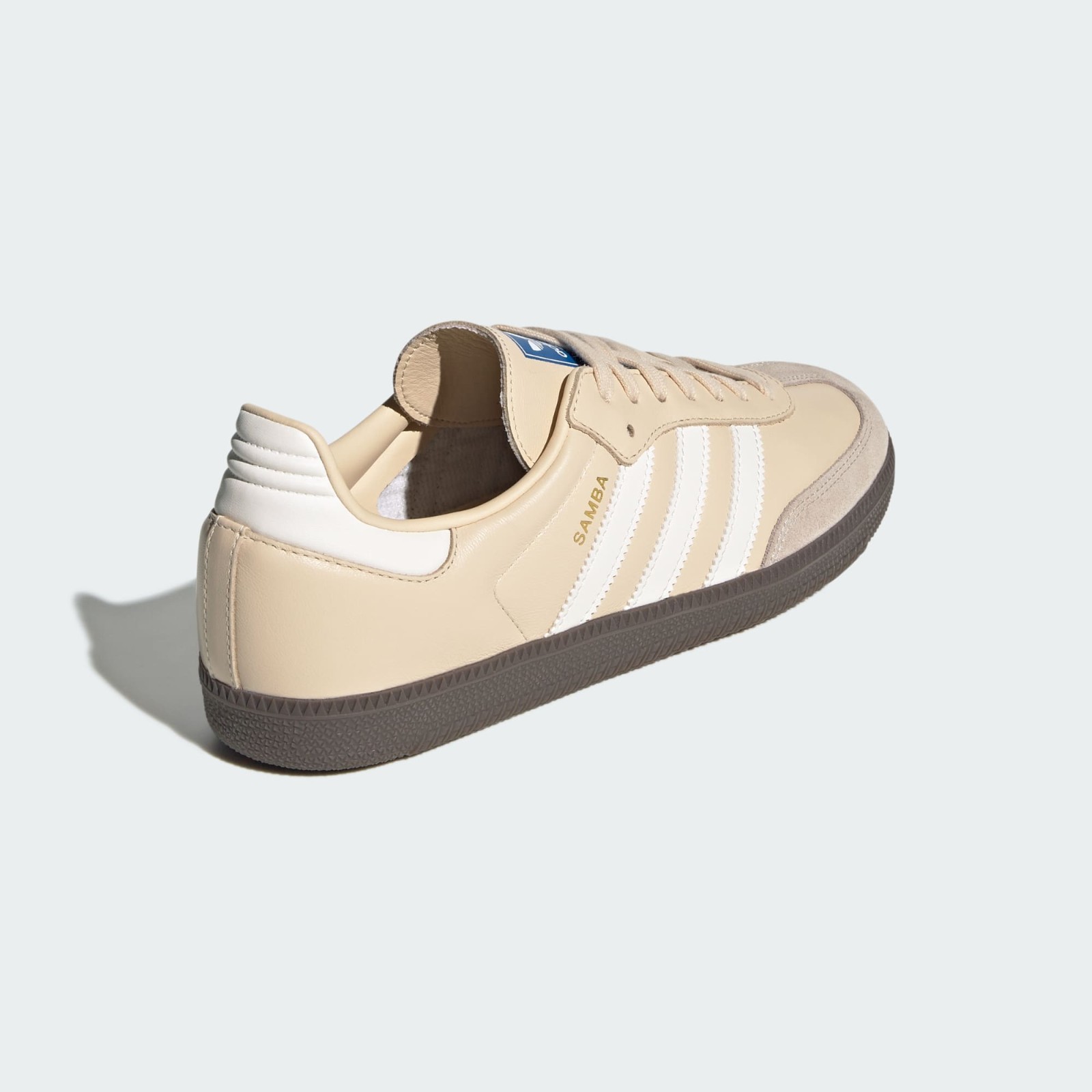 Adidas Samba OG Sneakers in Sand Strata/Core White, Sizes 4-12 image 5
