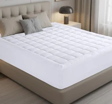 Utopia Bedding Queen Mattress Pad, Quilted Fitted Premium Mattress Protector,...