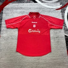 VTG Reebok Liverpool Jersey Large Red Soccer 2000 2002 Home Futbol premier FC