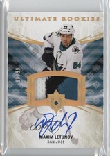 2020 Ultimate Collection Rookies 68/99 Tier 1 Maxim Letunov #182 Patch Auto 4sy