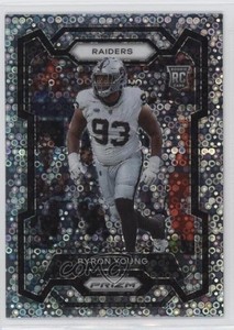 2023 Panini Prizm Rookies No Huddle Prizm Byron Young #355 Rookie RC