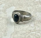 Vintage James Avery Sterling Silver Black Onyx Ring Size 5.75 Weight 5g