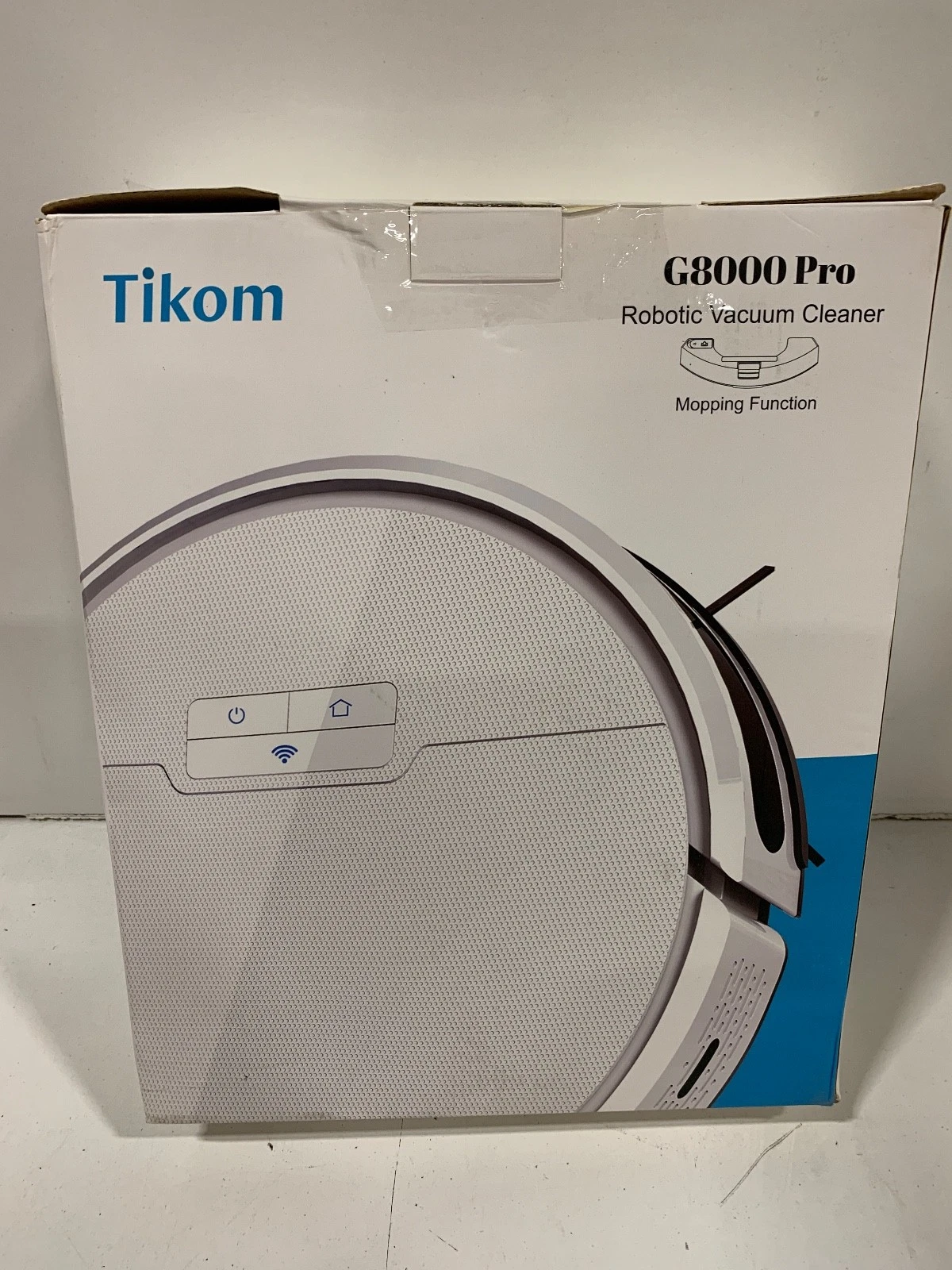 Tikom G8000 Pro Robotic Vacuum Cleaner w/ Mopping Function - WHITE