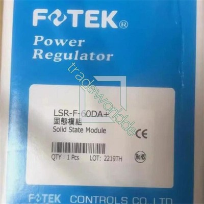 1PCS NEW FOTEK Solid State Moudle LSR-F-60DA+ With fan and fuse
