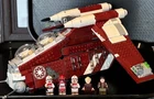 lego star wars coruscant guard gunship 75354 all mini figs included barley used