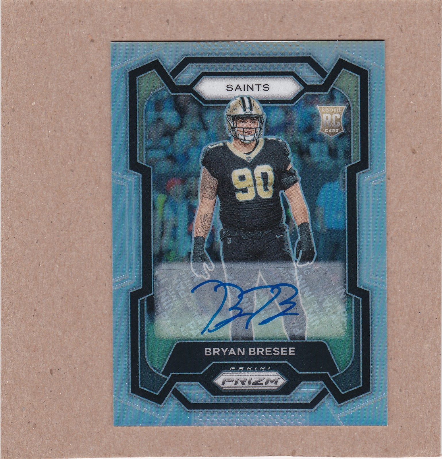 2023 Panini Prizm Rookies Bryan Bresee #372 Silver Prizm Autograph RC Rookie