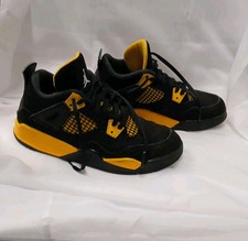 Air Jordan 4 Retro PS Shoes Little Kid s 3Y Thunder Black Yellow BQ7669-017