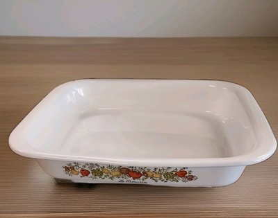 Vintage Corning Ware A-21 Roasting/Lasagna Pan ''Spice Of Life'' Pattern