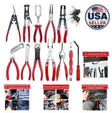 12PCS Fuel Line Disconnect Tool Electrical Connector Plier Trim Removal Kit