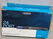 Linksys LGS124P 24-Port Business Gigabit PoE Switch - Black