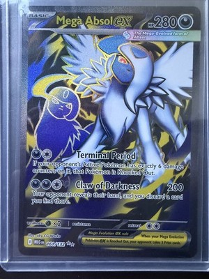  Mega Absol EX | Full Art | Ultra Rare | 161/132 | Pokemon Mega Evolution 