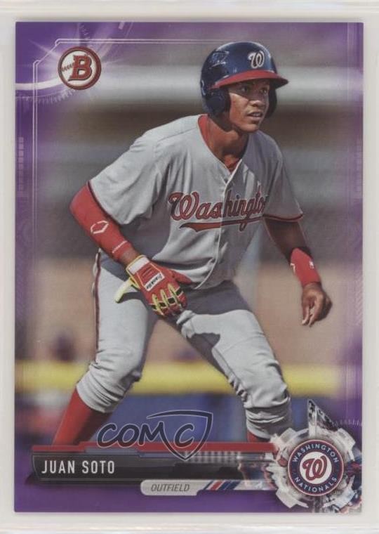 2017 Bowman Draft Purple 226/250 Juan Soto #BD-162 1b9