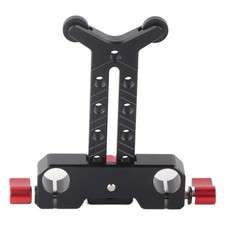 Long Lens Support Height Adjustable 15mm Rod Hole Long Lens Bracket For Came Hot