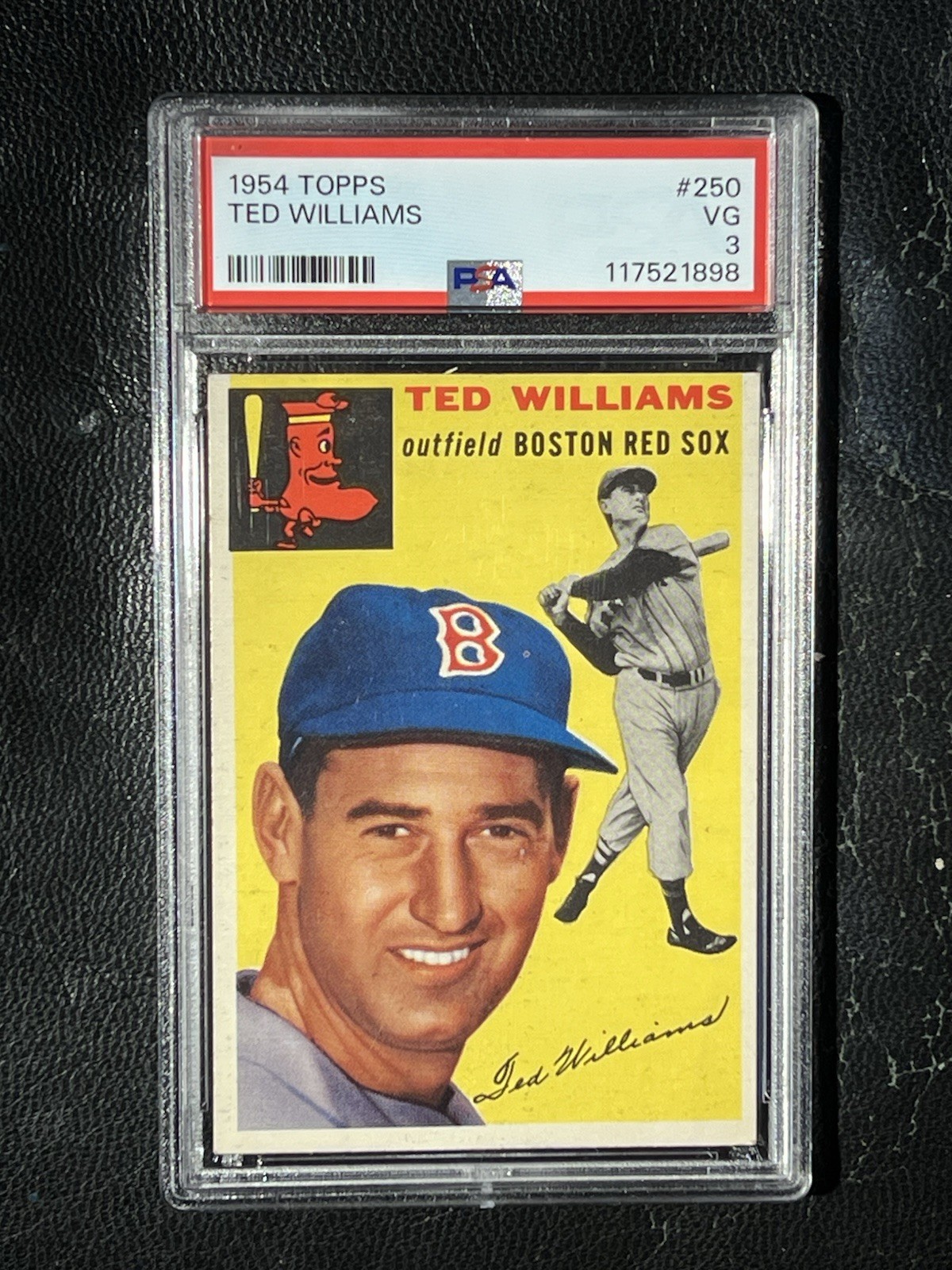TED WILLIAMS 1954 Topps PSA 3 VG #250
