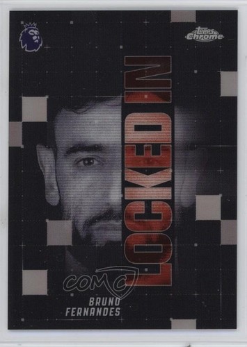 Bruno Fernandes #LI-34 2026 Topps Chrome Premier League Locked In card