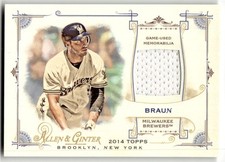 2014 Topps Allen & Ginter Ryan Braun Relics #FRB-RB