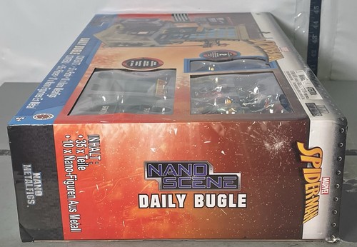 Marvel - Spiderman Daily Bugle- Juego Nano Escena 10 Diecast Figura Set ~Nuevo - Imagen 4 de 6