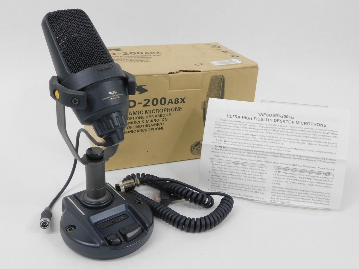 Yaesu MD-200A8X Base Station Premium Desktop Microphone