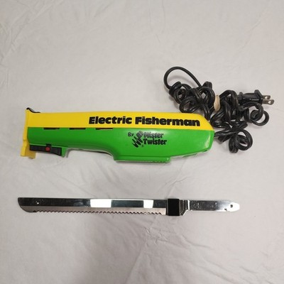 MISTER TWISTER Electric Fisherman Fillet Knife - Green (MT-1201) USED ONLY ONCE!