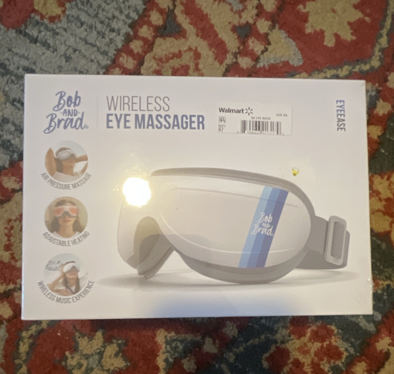 Bob and Brad EyeEase Cordless Heated Foldable Air Compression Eye Massager