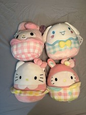 Sanrio Squishmallow 8" Hello Kitty Easter Full Set My Melody Cinnamoroll