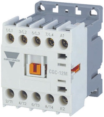 1Pc CARLO GAVAZZI CGMS-12A-120-10 Contactor, 12 A, DIN Rail, Panel, 690 VAC