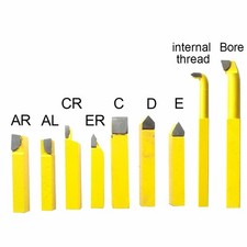 9 stück 8x8mm Drehwerkzeug Drehmaschine Drehstähle Drehbank Bohren Werkzeug Set