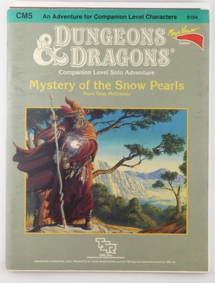 D&D CM5 Mystery of the Snow Pearls No Viewer Anne Gray McCready ORIGINAL