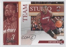 2009-10 Panini Studio Team Studio Dwyane Wade Daequan Cook #7 HOF 0f8