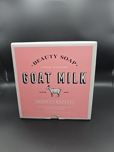 SHOWER MATE Goat Milk Moisturizing Beauty Soap W/Strawberry -JUMBO 12 CT.! -NEW! - Picture 1 of 2