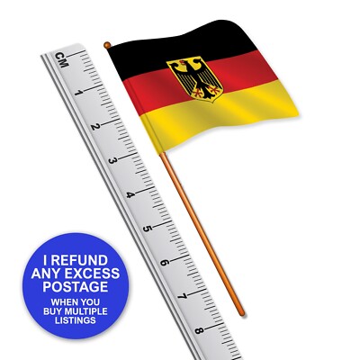 Deutschland / Deutsche Flagge (Qualitätsvinyl) Maßstab 1:32 Britains Deetail Style