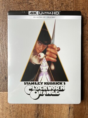 A Clockwork Orange w. Steelbook (4K UHD + Blu-ray, EU Import, Region Free) *NEW*