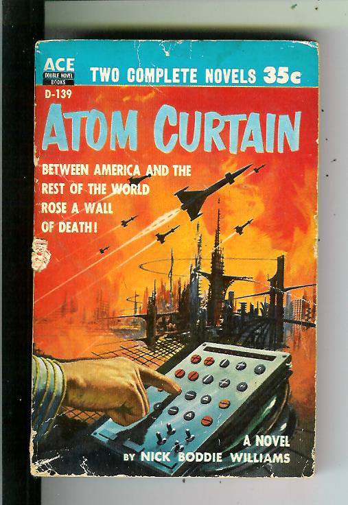 ALIEN FROM ARCTURUS Dickson & ATOM CURTAIN, Ace #D-139 sci-fi pulp