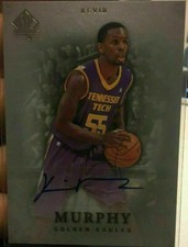 Kevin Murphy Tennessee Tech Basketball Upperdeck SP Rookie autograph card 2012. rookie card picture