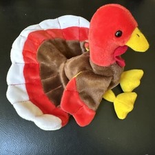 TY Beanie Baby – GOBBLES the Turkey (5.5 in)