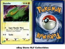 2003 Pokemon, EX Ruby & Sapphire, #53/109 Electrike, Reverse Holo Common (b)