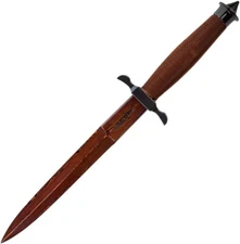 Hibben HellFyre Shadow Knife 7.25" Damascus Steel Dagger Blade Copper Handlee