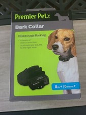 PREMIER PET BARK COLLAR 6 LEVELS OF STATIC CORRECTION 8LB 6 MONTHS S-58