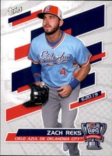 2020 Topps Pro Debut ZACH REKS Copa de la Diversion Cielo Azul #CO-ZR Dodgers RC